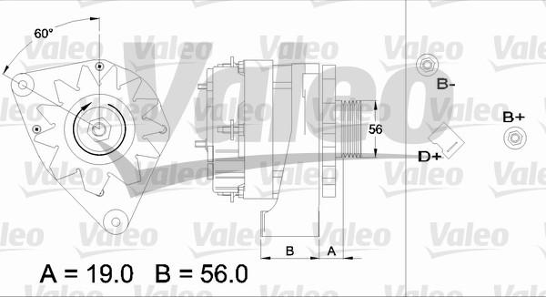 Valeo 436343 - Ģenerators ps1.lv