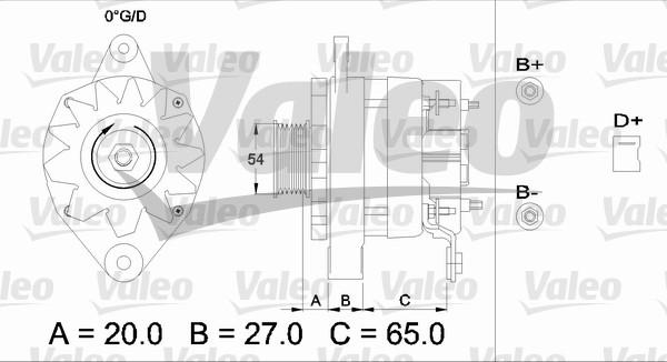 Valeo 436309 - Ģenerators ps1.lv