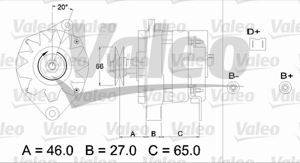 Valeo 436308 - Ģenerators ps1.lv