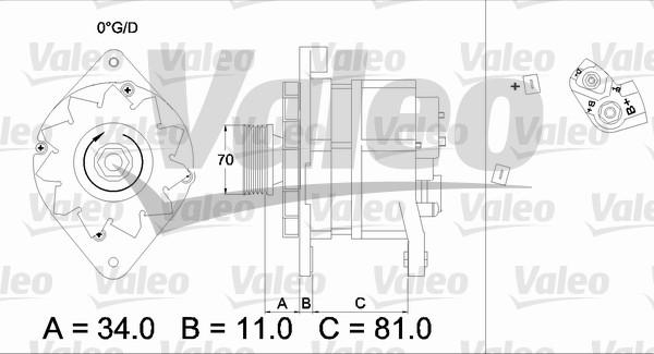 Valeo 436302 - Ģenerators ps1.lv