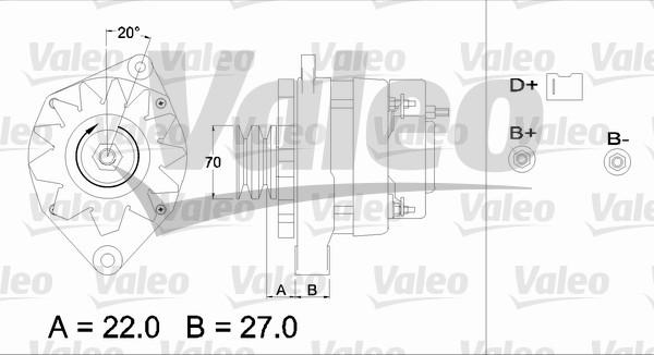 Valeo 436307 - Ģenerators ps1.lv