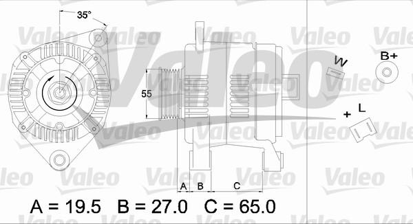 Valeo 436384 - Ģenerators ps1.lv