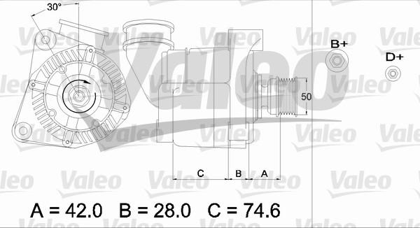 Valeo 436385 - Ģenerators ps1.lv