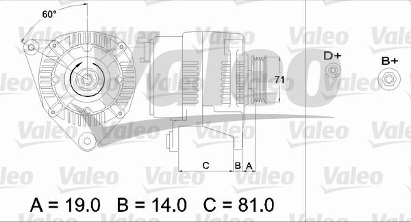 Valeo 436386 - Ģenerators ps1.lv