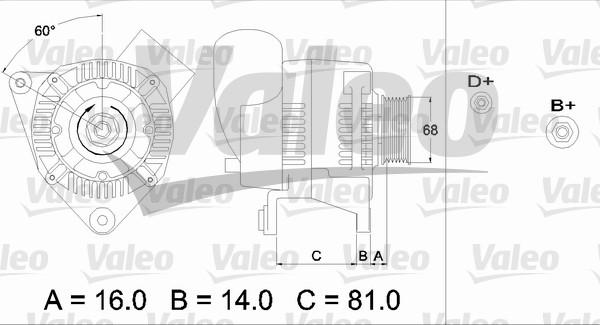 Valeo 436388 - Ģenerators ps1.lv