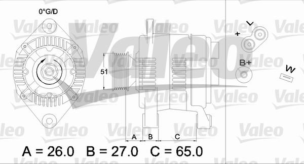 Valeo 436383 - Ģenerators ps1.lv