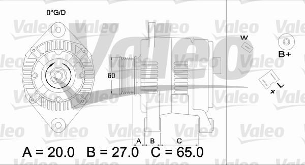 Valeo 436382 - Ģenerators ps1.lv