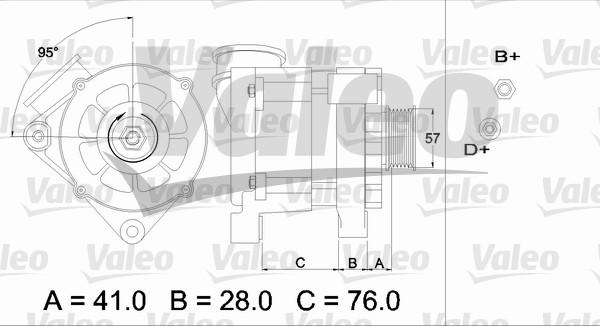 Valeo 436333 - Ģenerators ps1.lv