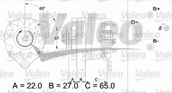 Valeo 436249 - Ģenerators ps1.lv