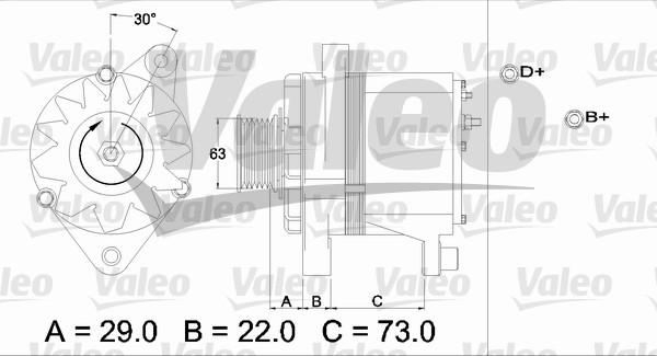 Valeo 436244 - Ģenerators ps1.lv