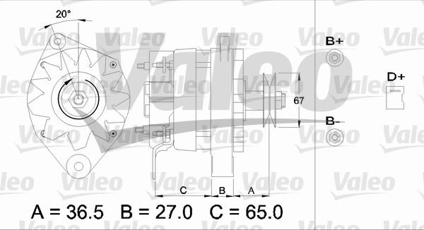 Valeo 436246 - Ģenerators ps1.lv