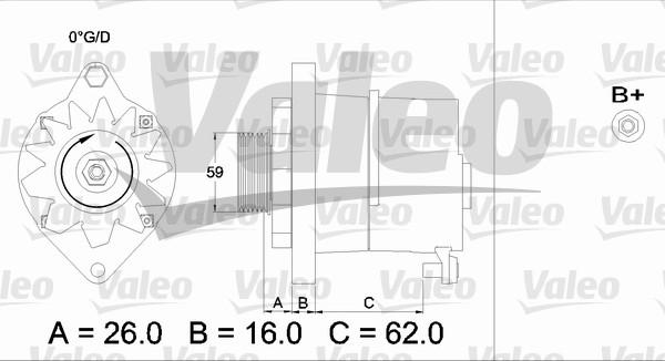 Valeo 436243 - Ģenerators ps1.lv