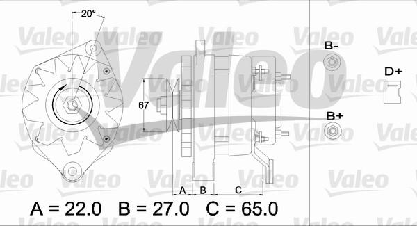 Valeo 436247 - Ģenerators ps1.lv