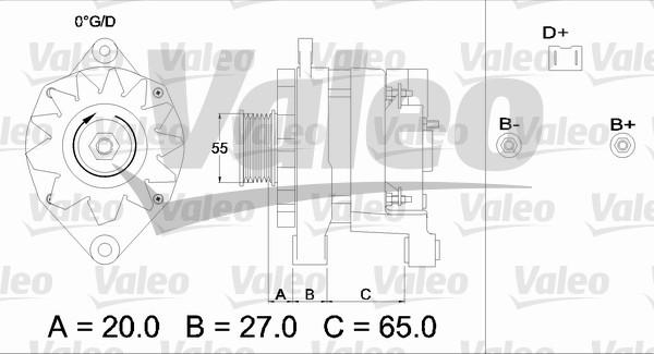 Valeo 436254 - Ģenerators ps1.lv