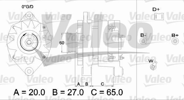 Valeo 436256 - Ģenerators ps1.lv