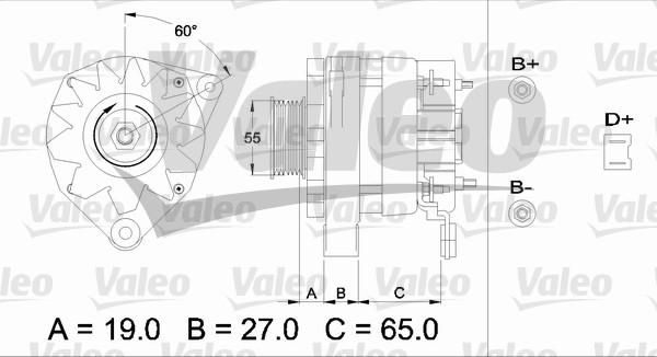 Valeo 436253 - Ģenerators ps1.lv