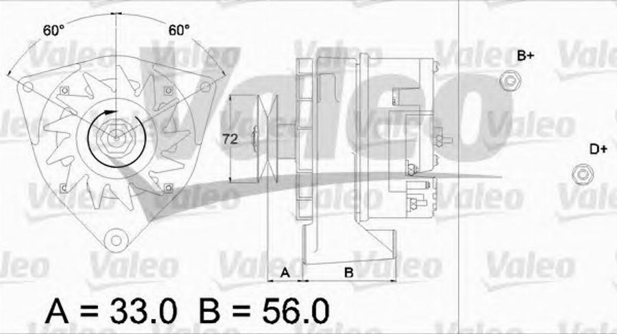 Valeo 436 266 - Ģenerators ps1.lv