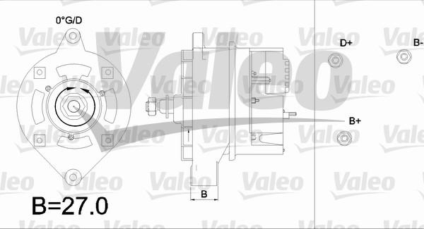 Valeo 436263 - Ģenerators ps1.lv