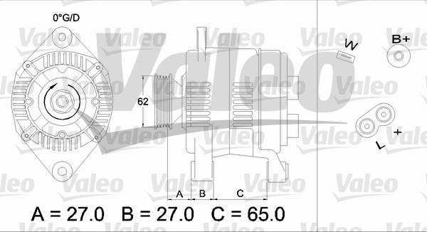 Valeo 436280 - Ģenerators ps1.lv