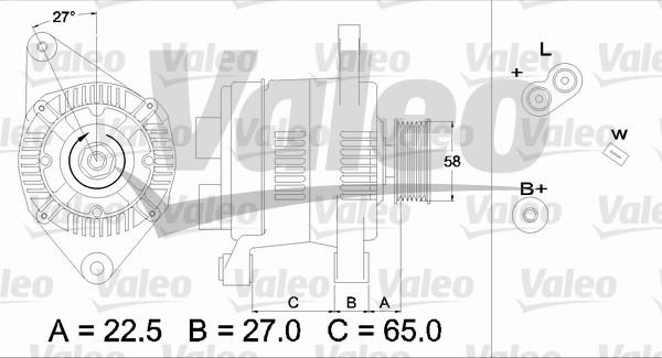 Valeo 436283 - Ģenerators ps1.lv