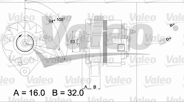 Valeo 436230 - Ģenerators ps1.lv