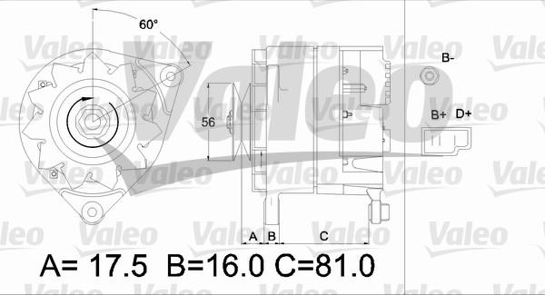 Valeo 436223 - Ģenerators ps1.lv