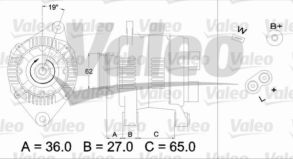 Valeo 436276 - Ģenerators ps1.lv