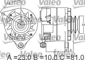 Valeo 436273 - Ģenerators ps1.lv