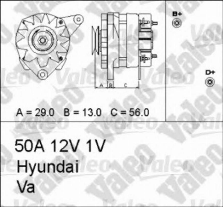 Valeo 436747 - Ģenerators ps1.lv