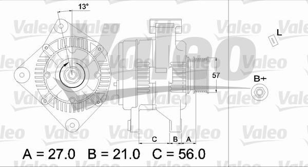 Valeo 436702 - Ģenerators ps1.lv