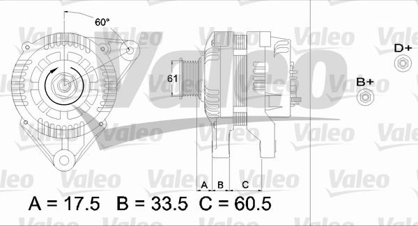 Valeo 436719 - Ģenerators ps1.lv