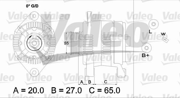 Valeo 436713 - Ģenerators ps1.lv