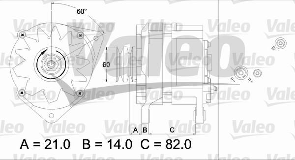 Valeo 436786 - Ģenerators ps1.lv