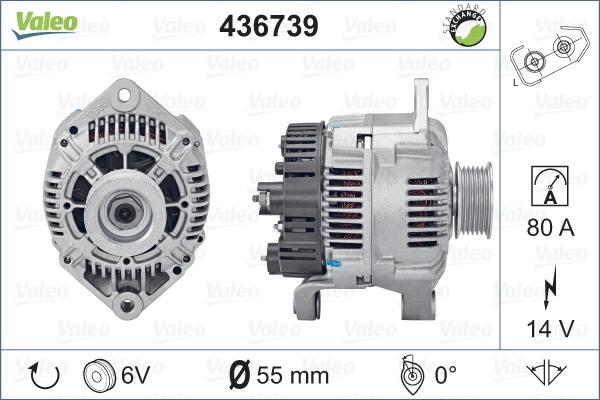 Valeo 436739 - Ģenerators ps1.lv