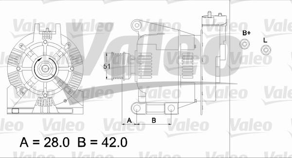 Valeo 436732 - Ģenerators ps1.lv