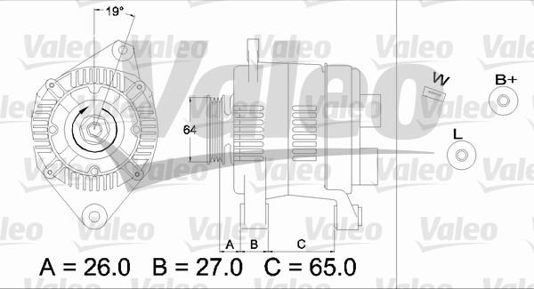 Valeo 436737 - Ģenerators ps1.lv