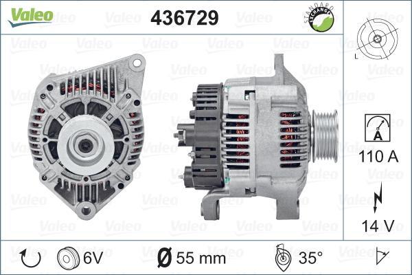 Valeo 436729 - Ģenerators ps1.lv