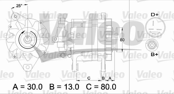 Valeo 436724 - Ģenerators ps1.lv