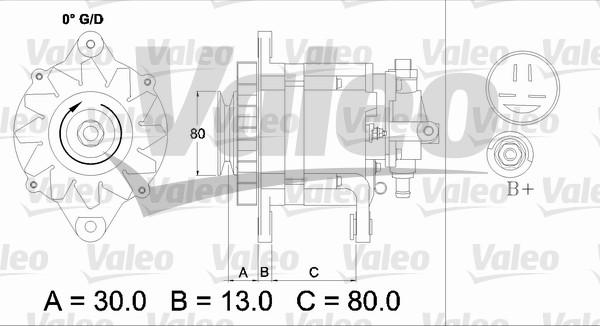 Valeo 436725 - Ģenerators ps1.lv