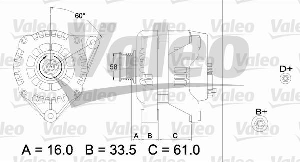 Valeo 436720 - Ģenerators ps1.lv