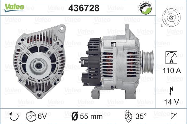 Valeo 436728 - Ģenerators ps1.lv