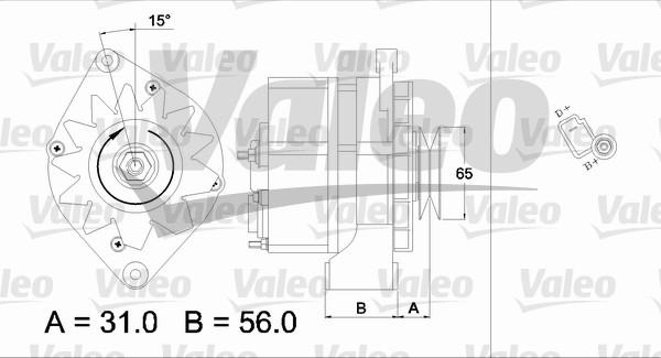 Valeo 436722 - Ģenerators ps1.lv