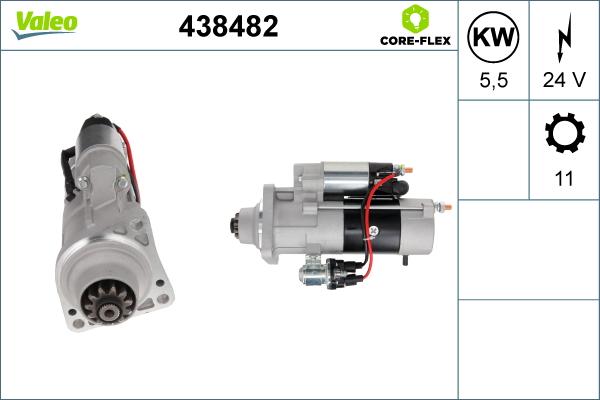 Valeo 438482 - Starteris ps1.lv