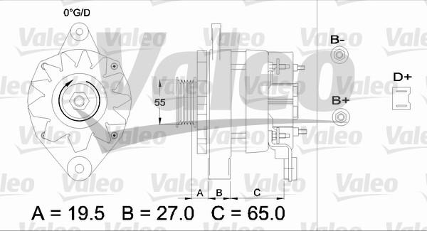 Valeo 433444 - Ģenerators ps1.lv