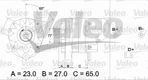 Valeo 433452 - Ģenerators ps1.lv