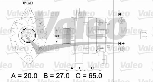 Valeo 433461 - Ģenerators ps1.lv