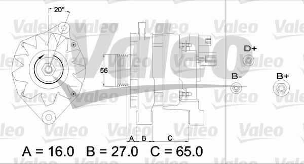 Valeo 433468 - Ģenerators ps1.lv