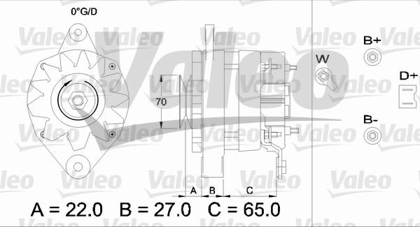 Valeo 433462 - Ģenerators ps1.lv