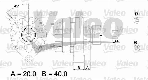 Valeo 433416 - Ģenerators ps1.lv