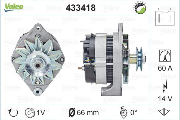 Valeo 433418 - Ģenerators ps1.lv